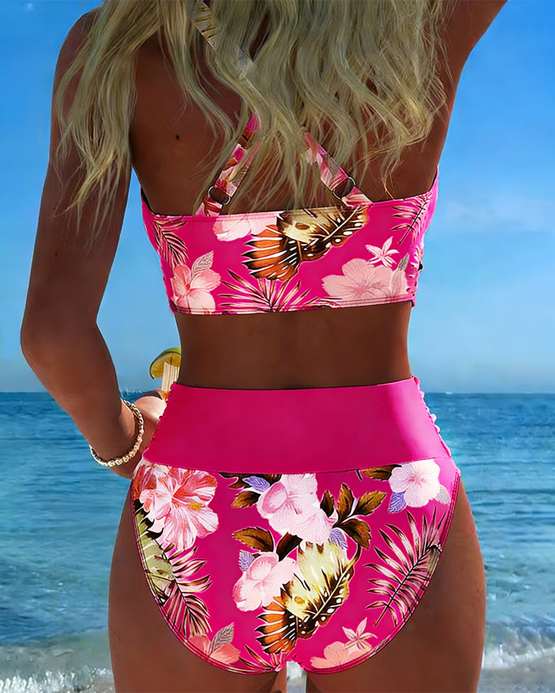 Josefa™ | Bikini a Contraste Floral