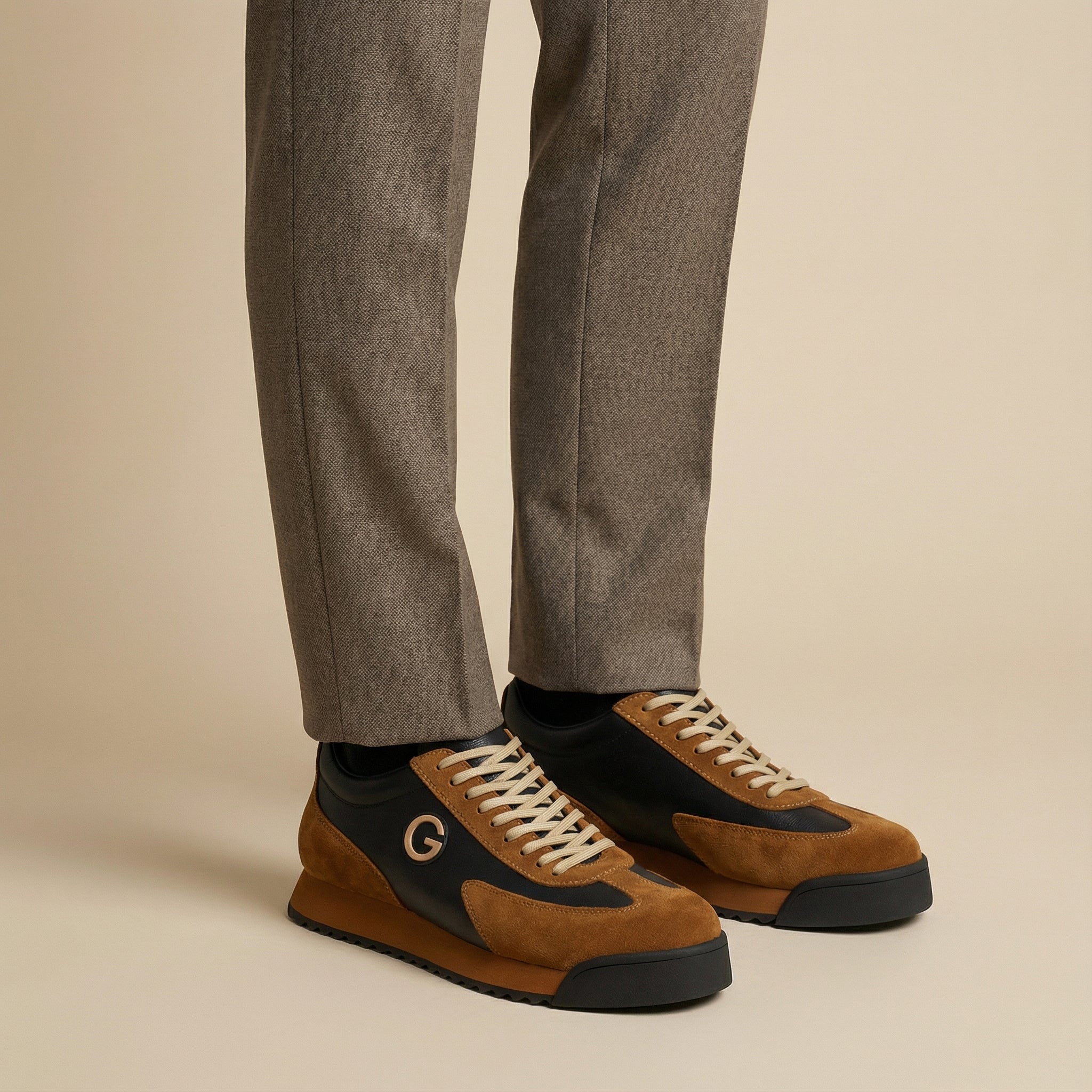 Elegantes zapatos de piel