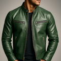 Javier™ | Chaqueta informal de cuero