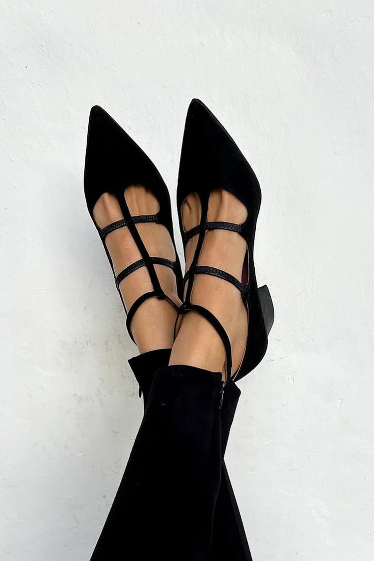 Adriana™ | Elegantes zapatos de tacón con tiras