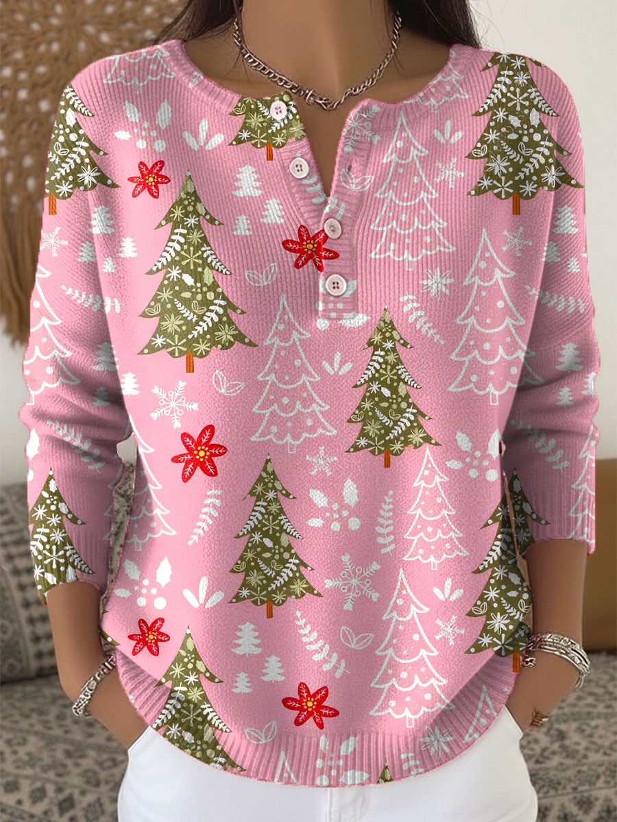 Sofie | Suéter navideño con botones