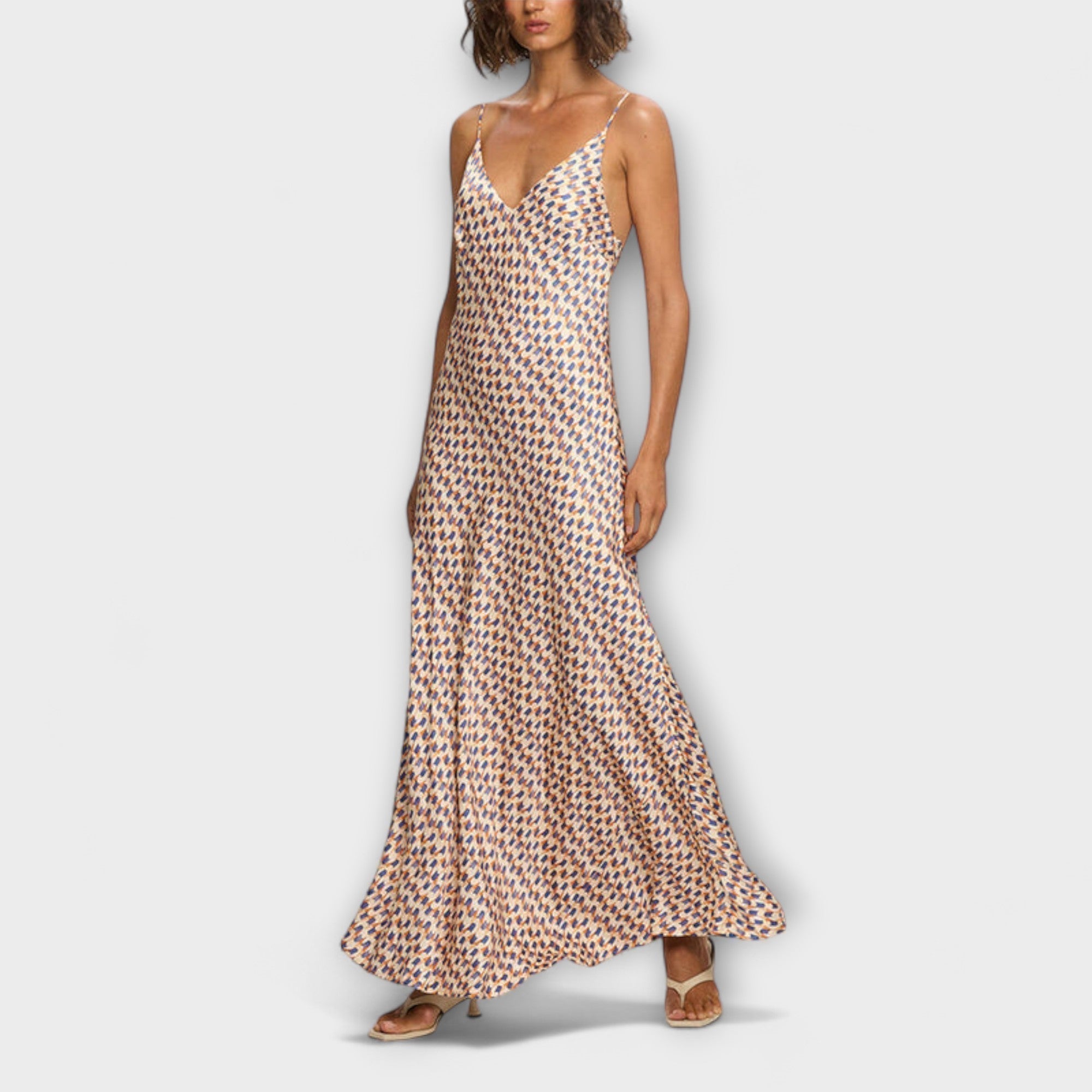 Tove - Vestidos maxi elegantes con estampado geométrico
