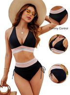 Laura™ | Bikini Reductor de Barriga con Talle Alto