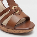 Carla | Sandalias de Tacón Cuadrado con Tobillera