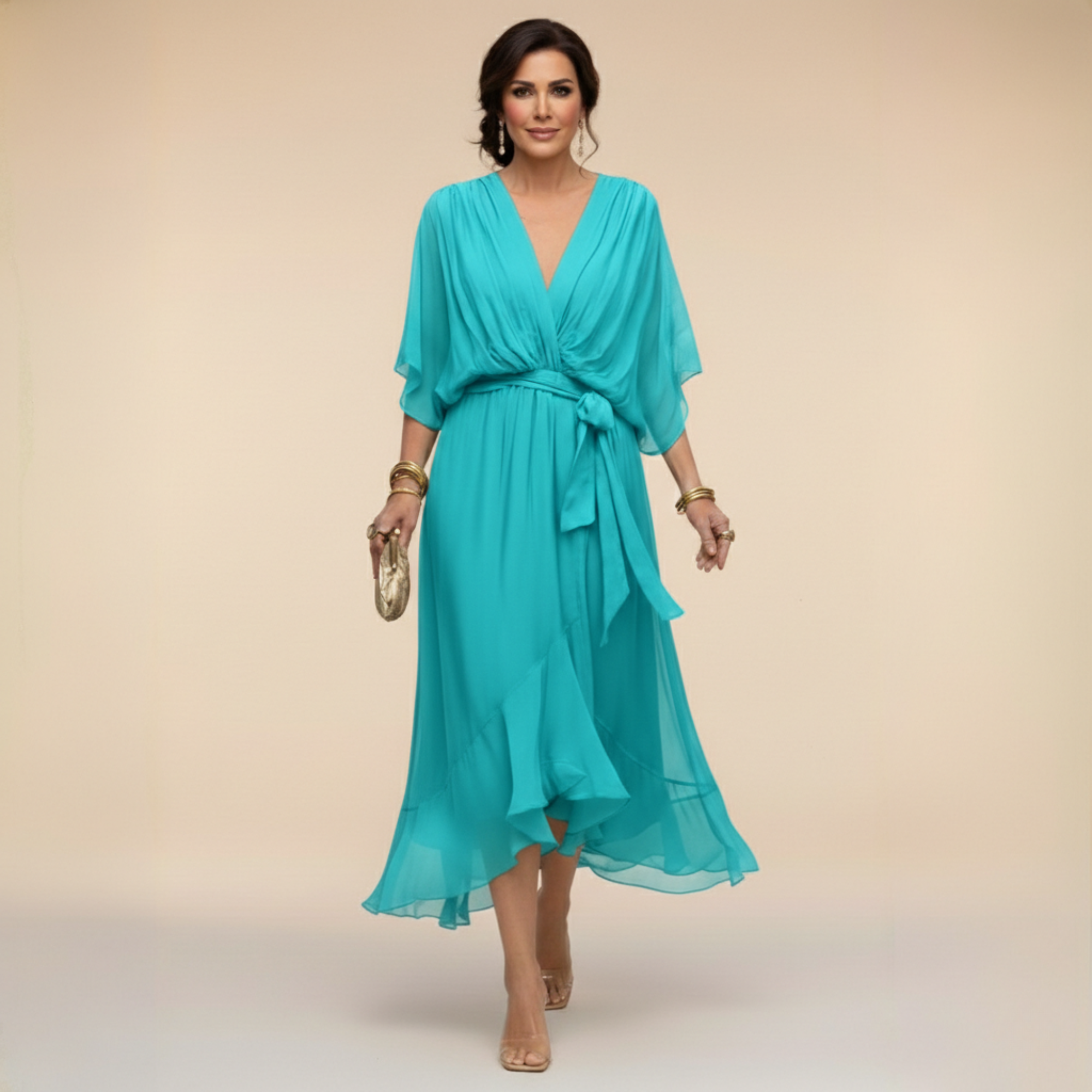 Mónica | Vestido con Escote en V