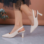 Sofía | Tacones Slingback con Puntera Fina