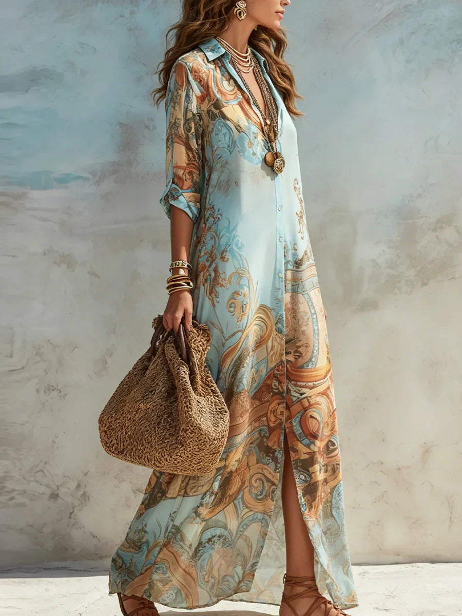 Marta | Elegante vestido de verano de corte fluido
