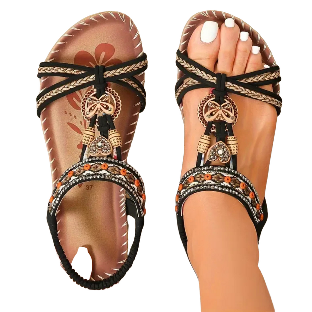 Nada™ | Sandalias ortopédicas de estilo Ibiza para comodidad y elegancia