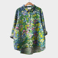 Seraphin™ | Blusa de lino atemporal con estampado