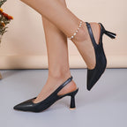 Sofía | Tacones Slingback con Puntera Fina