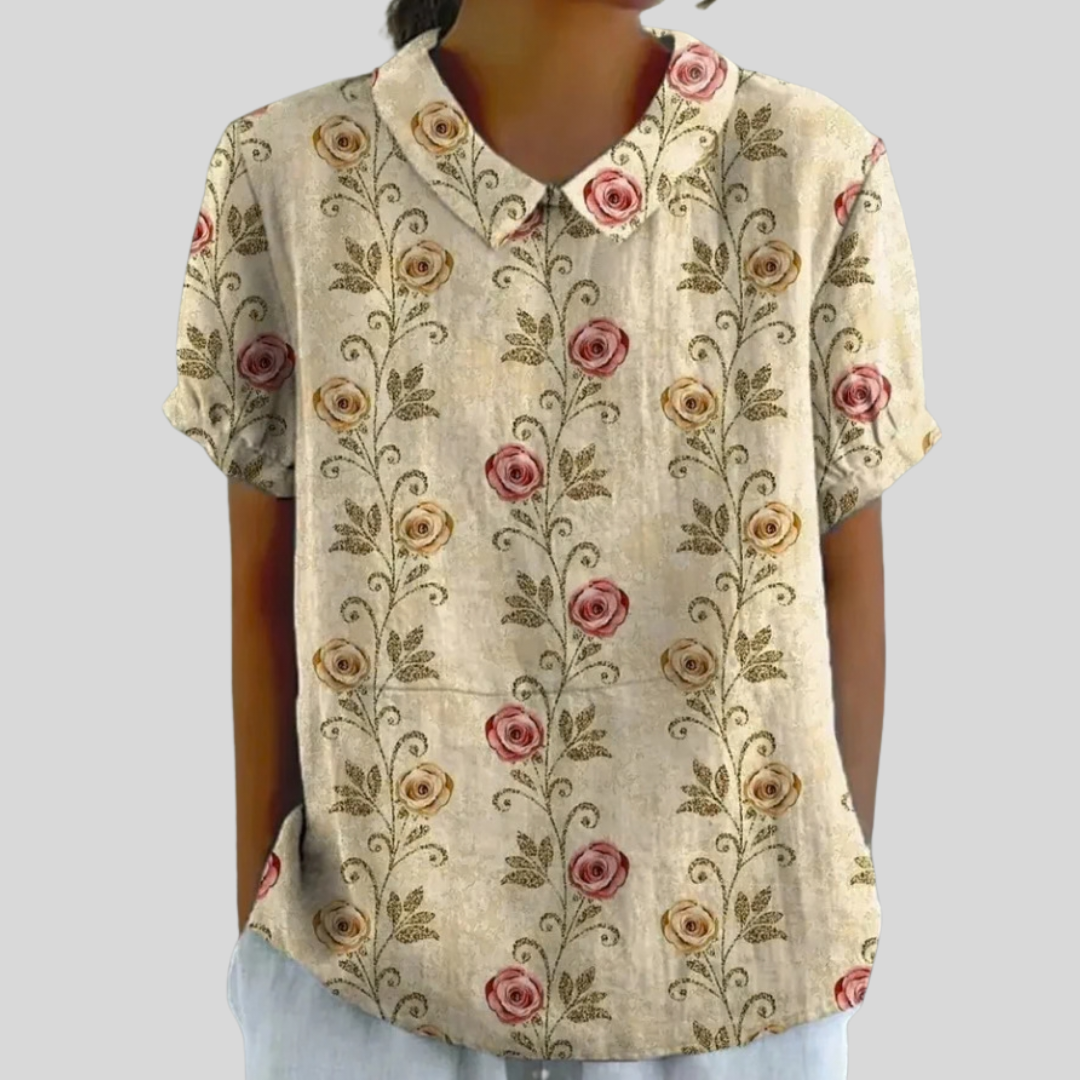Leo Ferrer™ | Top floral elegante y cómodo