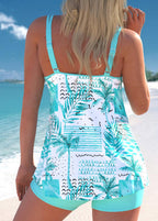 Paige™ | Conjunto de tankini floral vibrante