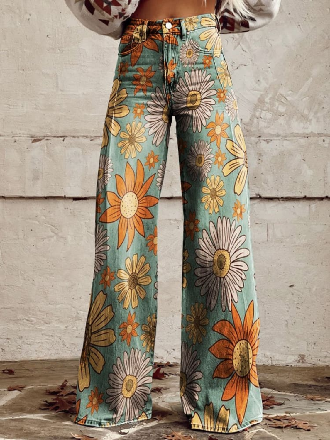 Cirilla™ | Pantalón Palazzo floral