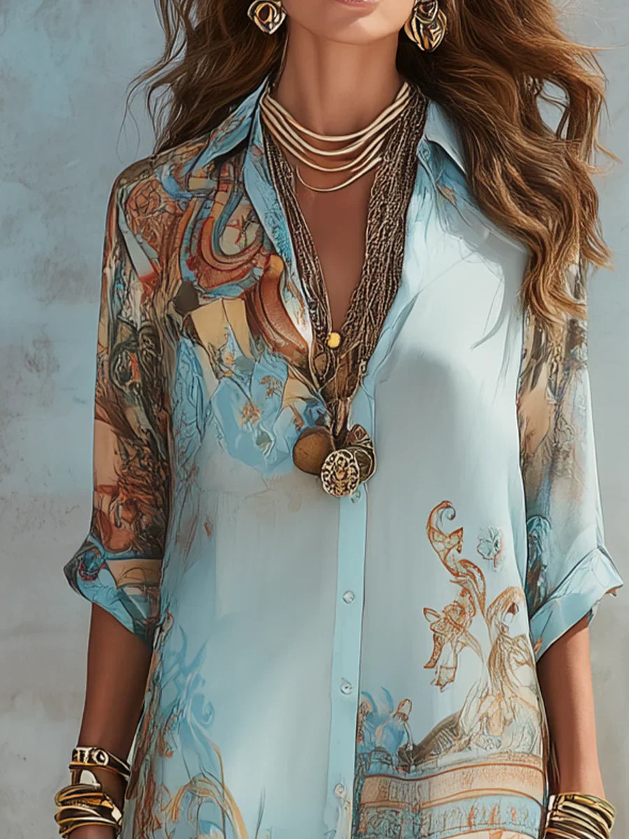Marta | Elegante vestido de verano de corte fluido