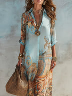 Marta | Elegante vestido de verano de corte fluido