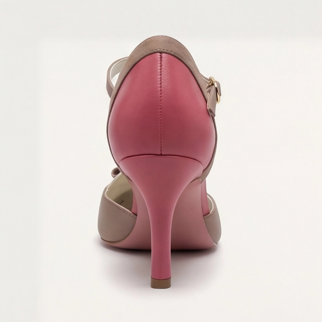 Queta | Salón Kitten Heel con Cinta