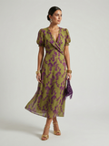 Violeta | Vestido Midi Floral Relajado