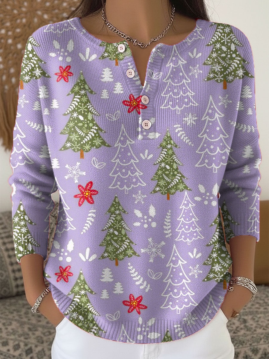 Sofie | Suéter navideño con botones