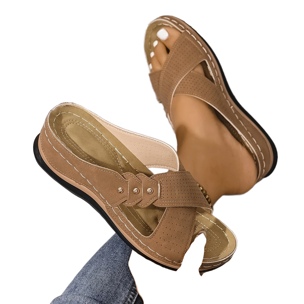 Pascalle | Sandalias ortopédicas con cuña
