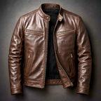 Javier™ | Chaqueta informal de cuero