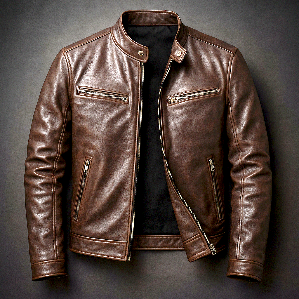 Javier™ | Chaqueta informal de cuero