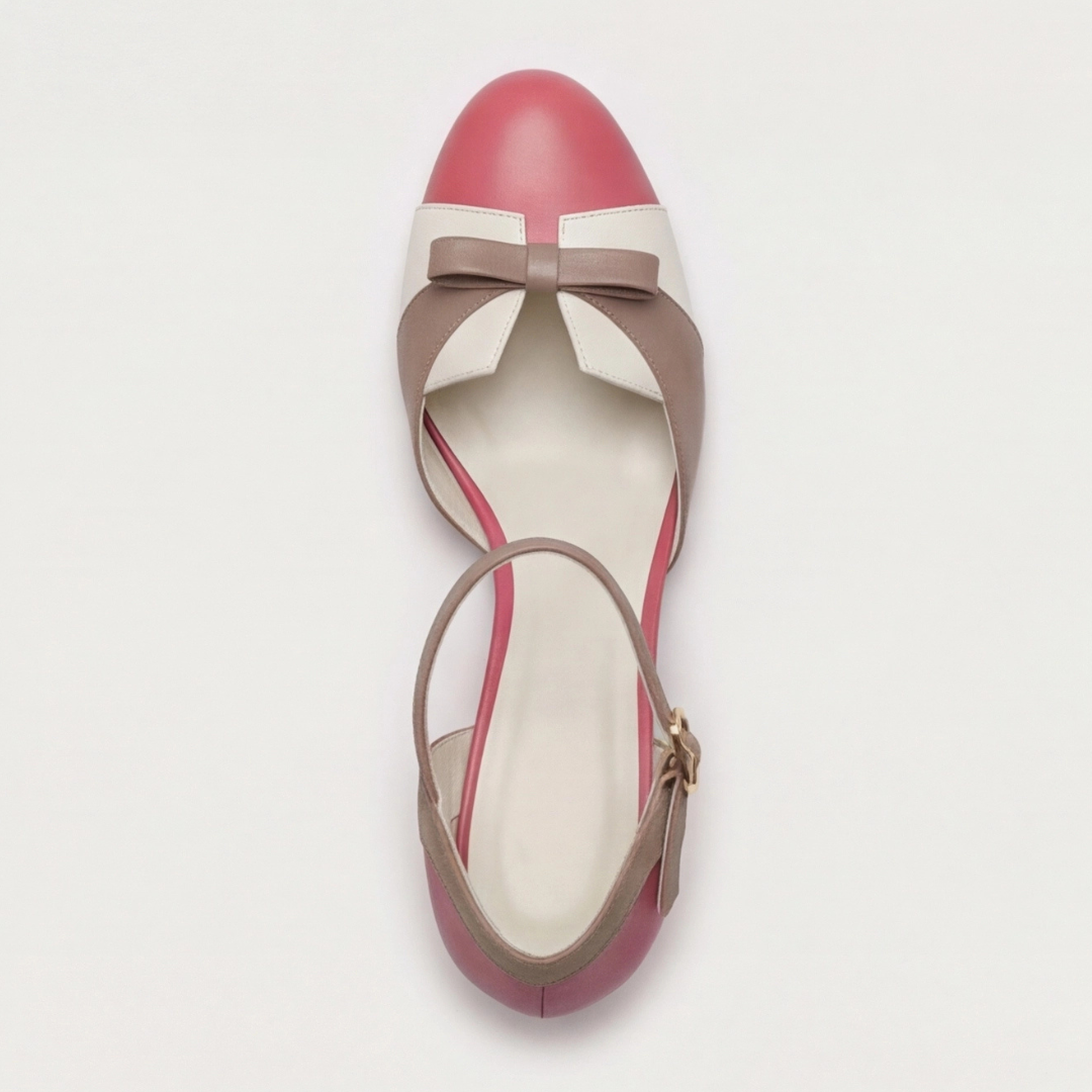 Queta | Salón Kitten Heel con Cinta