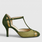 Coral | Slingback Kitten Heel Bicolor