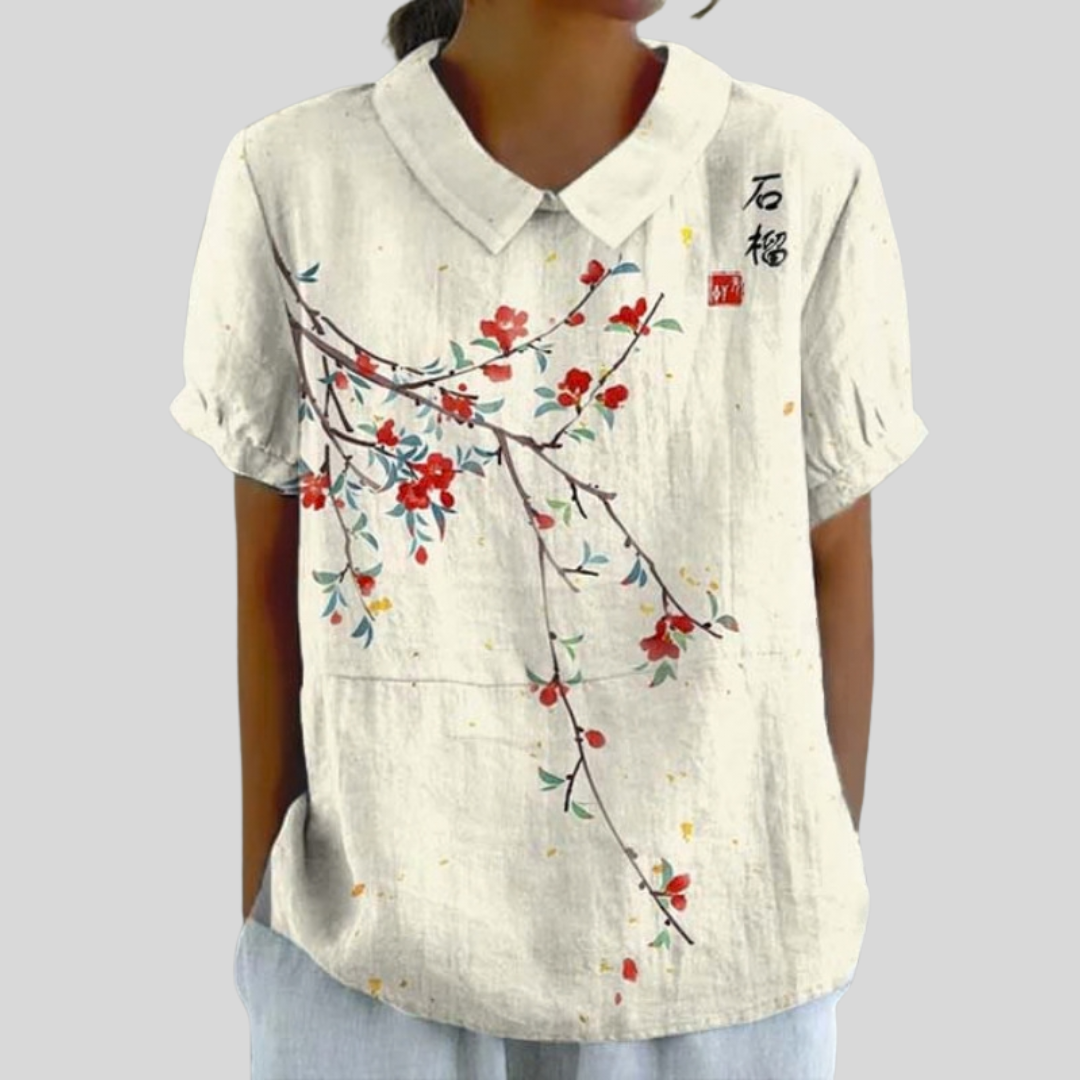 Leo Ferrer™ | Top floral elegante y cómodo