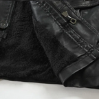 Daniel™ | Chaqueta de cuero larga y elegante para motorista