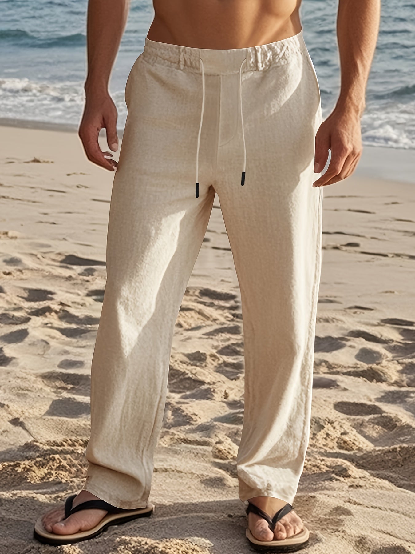 LEO FERRER | PANTALONES DE LINO PARA HOMBRE