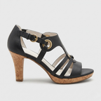 Carla | Sandalias de Tacón Cuadrado con Tobillera