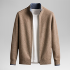 Harvey™ | Cárdigan elegante de lana con cremallera