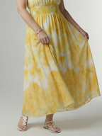 Silvia | Vestido Midi Halter Fruncido