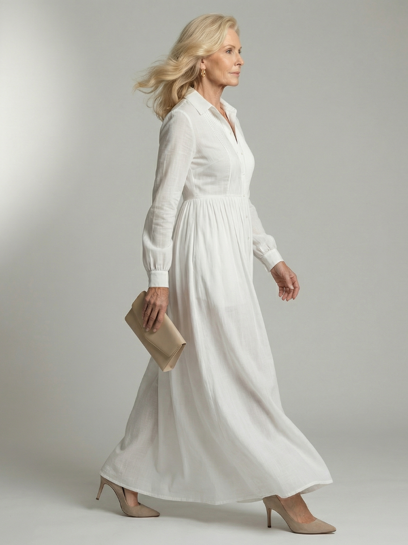 Lorena | Vestido Maxi de Flujo Suave