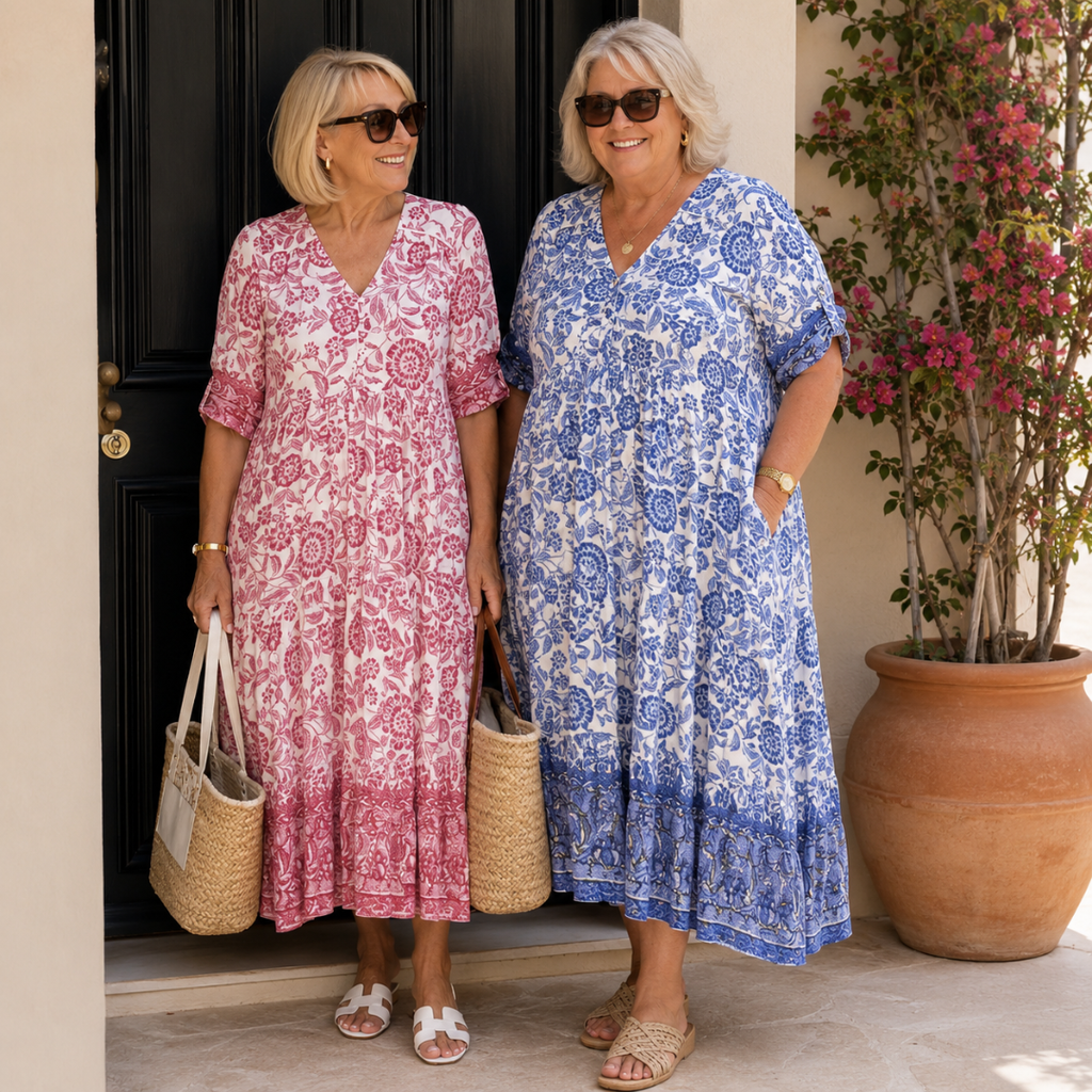 Keisha | Blusa Floral con Escote en V