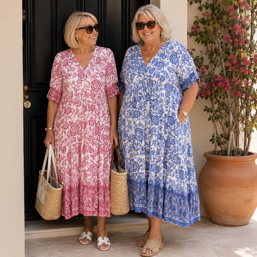 Keisha | Blusa Floral con Escote en V