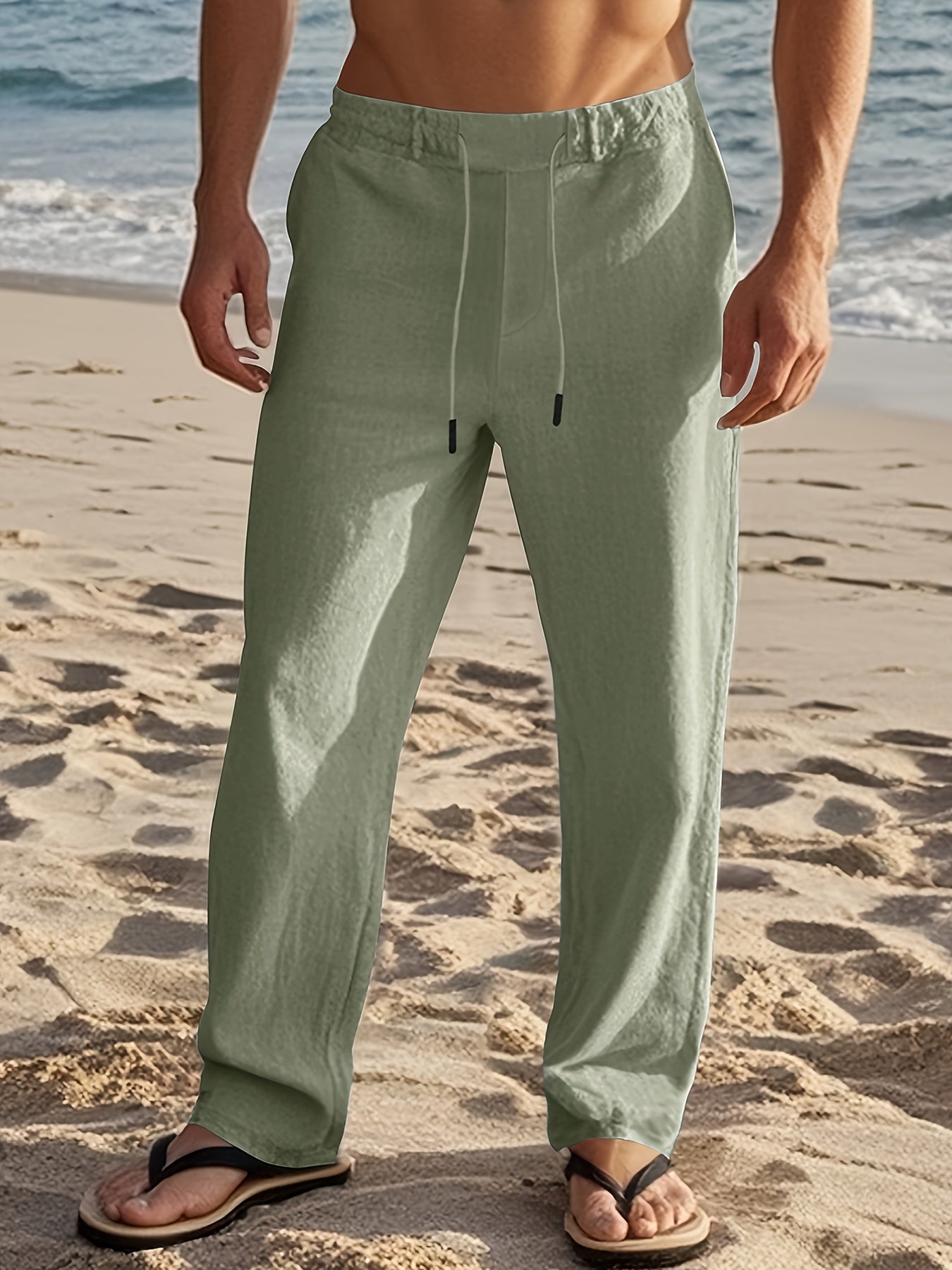 LEO FERRER | PANTALONES DE LINO PARA HOMBRE