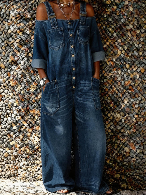 Bo™ | Overol de denim con tirantes