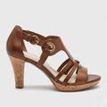 Carla | Sandalias de Tacón Cuadrado con Tobillera