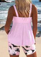 Edith™ | Tankini cruzado con shorts florales