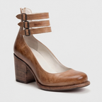 Nina | Sandalias de Tacón Cuadrado con Tiras