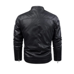 Lucas™ | Chaqueta de cuero con forro de felpa retro