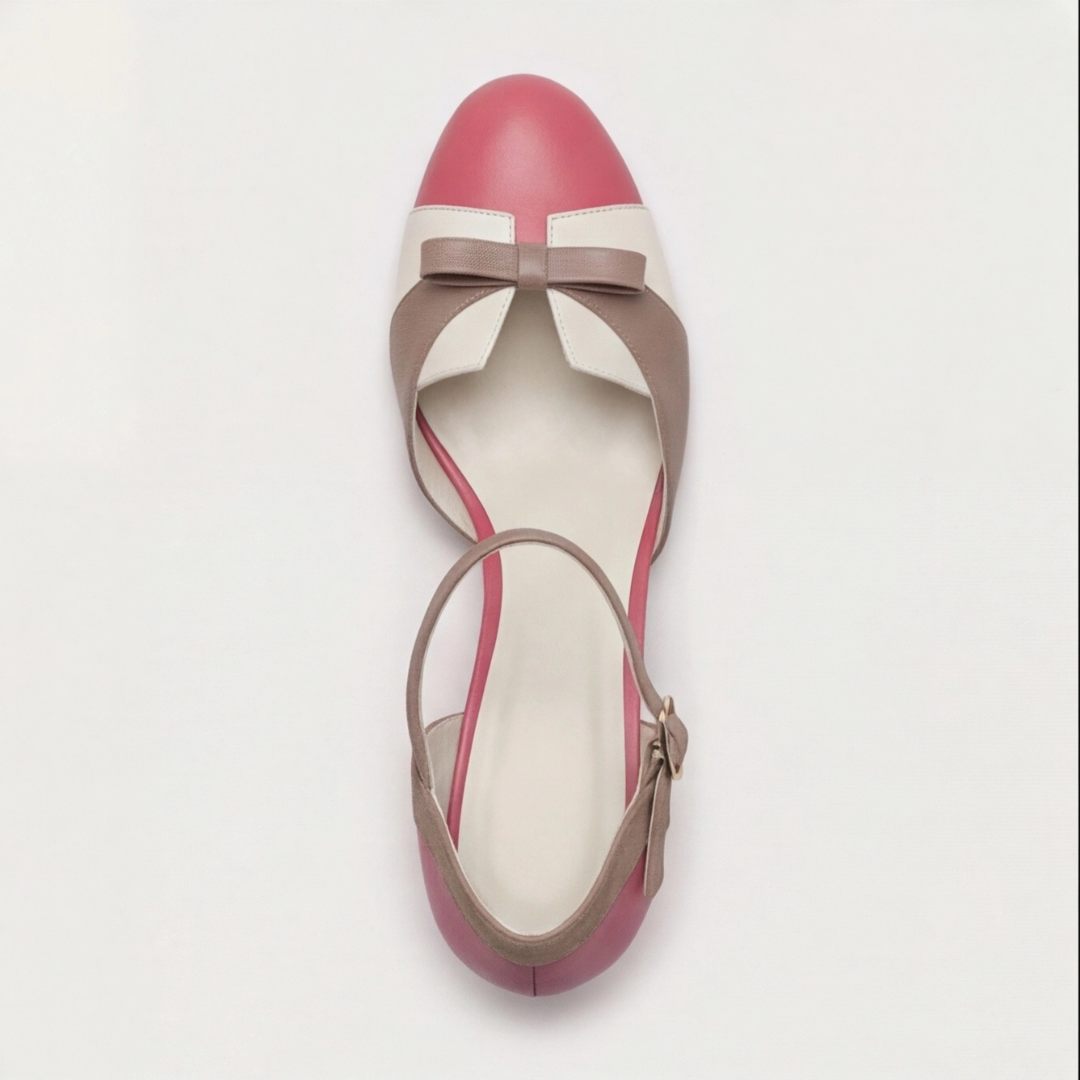 Queta | Salón Kitten Heel con Cinta