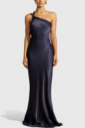 Lucra Vestido Maxi con Tirantes Diagonales y Espalda Descubierta