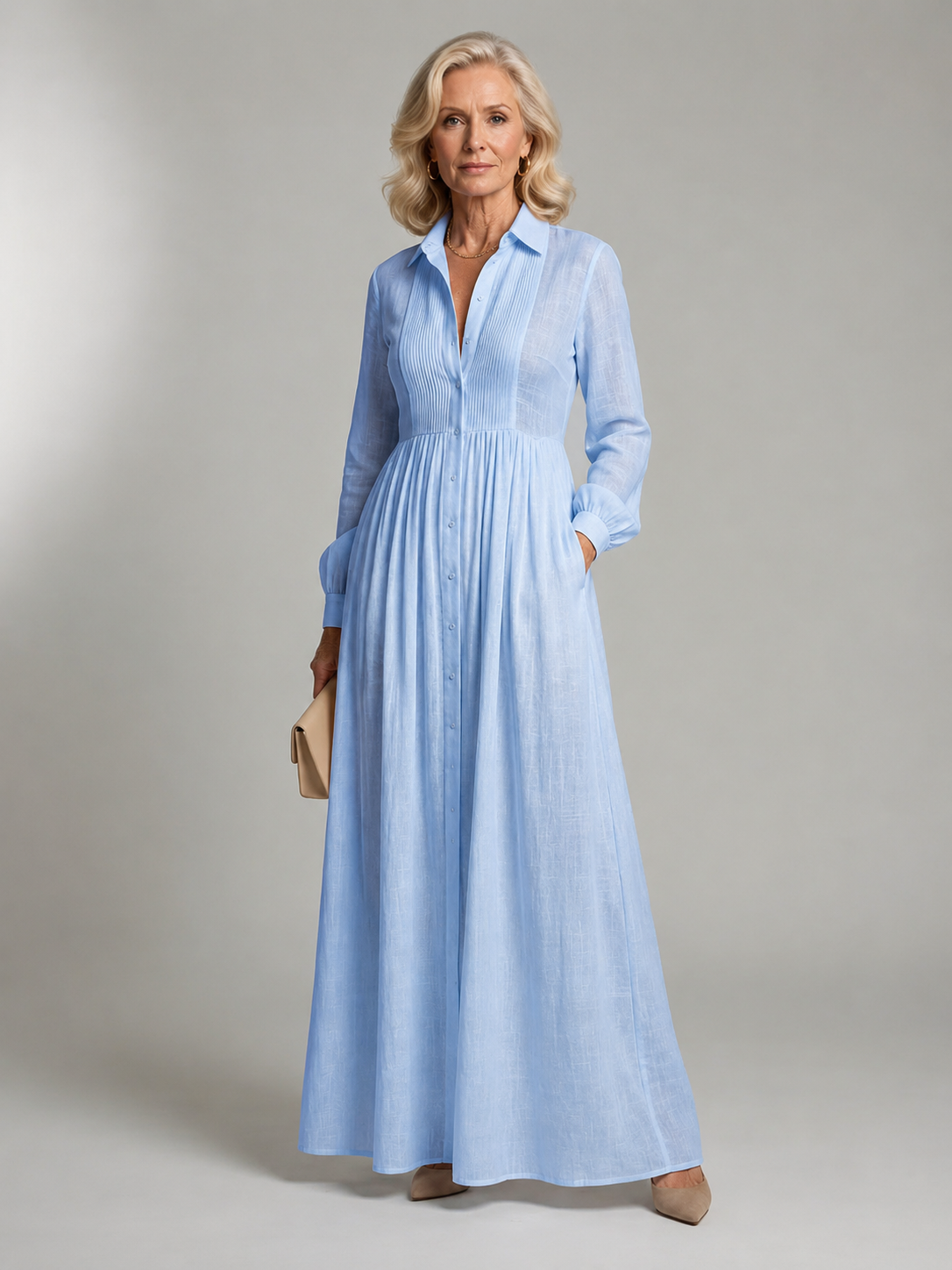 Lorena | Vestido Maxi de Flujo Suave