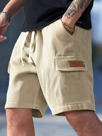 Murphy™ | Shorts cargo de pana casual