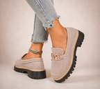 Romina - Mocasines de malla transpirable con suela gruesa