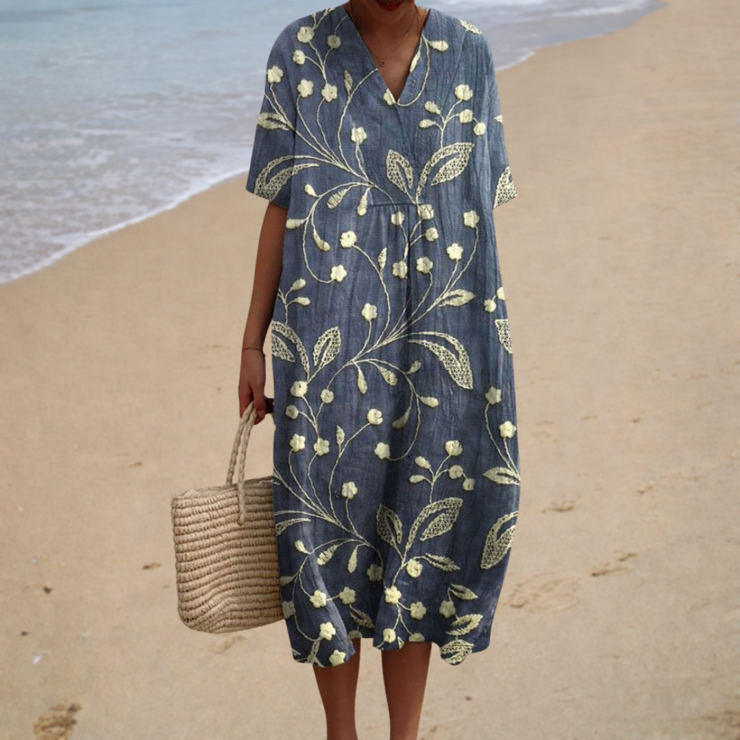 Elisa | Vestido midi bohemio