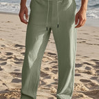 LEO FERRER | PANTALONES DE LINO PARA HOMBRE