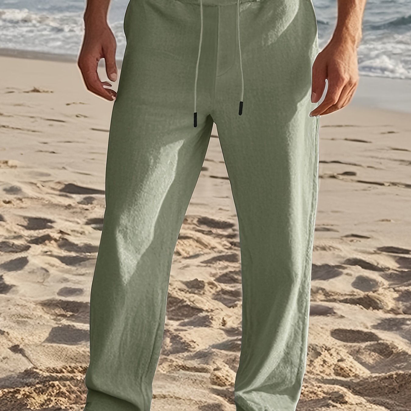 LEO FERRER | PANTALONES DE LINO PARA HOMBRE